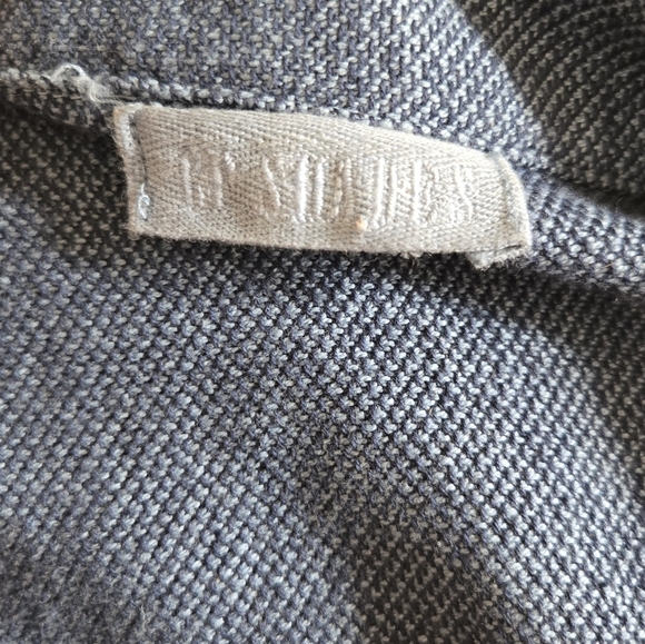 CP Shades cotton blue knit button up blazer XL - Picture 3 of 5